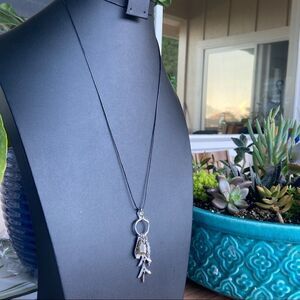 Vantel Pearl Co.  Silver Confetti Necklace